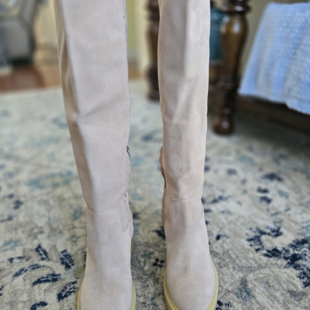 Dolce Vita Nude Knee Boots